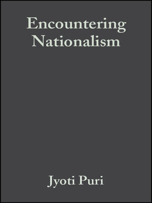 cover image of Encountering Nationalism